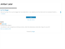 Tablet Screenshot of ambai-lalai.blogspot.com