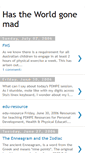 Mobile Screenshot of has-the-world-gone-mad.blogspot.com