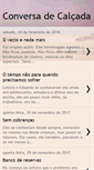 Mobile Screenshot of conversadecalcada.blogspot.com