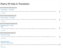 Tablet Screenshot of indianpoetrytranslations.blogspot.com