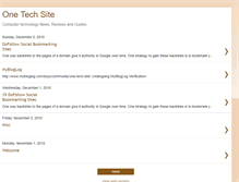 Tablet Screenshot of one-tech-site.blogspot.com