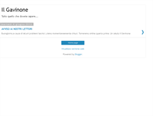 Tablet Screenshot of ilgavinone.blogspot.com