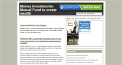 Desktop Screenshot of investments-mutual-fund.blogspot.com