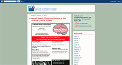 Desktop Screenshot of lwvlc.blogspot.com
