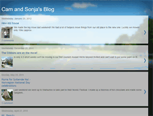 Tablet Screenshot of camandsonja.blogspot.com