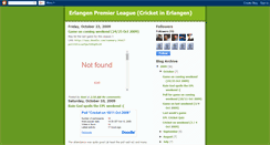 Desktop Screenshot of erlangenpremierleague.blogspot.com