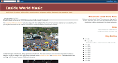 Desktop Screenshot of insideworldmusic.blogspot.com