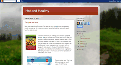 Desktop Screenshot of hot-and-healthy.blogspot.com