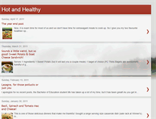 Tablet Screenshot of hot-and-healthy.blogspot.com