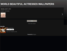 Tablet Screenshot of beautifulactresseswallpapers.blogspot.com