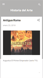 Mobile Screenshot of lusitaniahistoriadelarte.blogspot.com