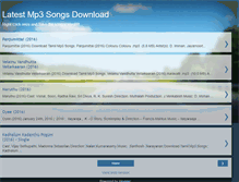 Tablet Screenshot of latestmp3songsdownload.blogspot.com