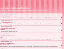 Tablet Screenshot of mommiescraftsandtreasures.blogspot.com