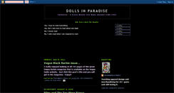 Desktop Screenshot of dollsinparadise.blogspot.com