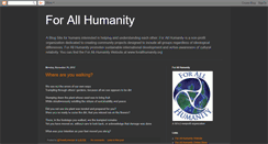 Desktop Screenshot of for-all-humanity.blogspot.com