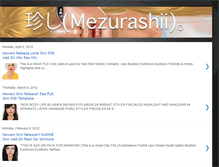 Tablet Screenshot of mezurashiisl.blogspot.com