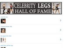 Tablet Screenshot of celebrity-legs-hall-of-fame.blogspot.com