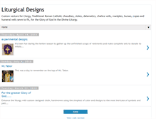 Tablet Screenshot of liturgicaldesigns.blogspot.com