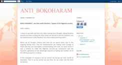 Desktop Screenshot of anti-bokoharam.blogspot.com