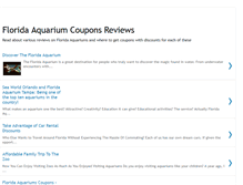 Tablet Screenshot of floridaaquariumscoupons.blogspot.com