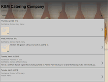 Tablet Screenshot of kmcatering.blogspot.com