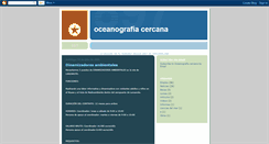 Desktop Screenshot of e-oceanografia.blogspot.com