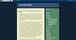 Desktop Screenshot of carebears42009.blogspot.com