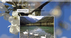 Desktop Screenshot of biologia1eso.blogspot.com