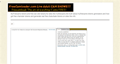Desktop Screenshot of freetokensonmfc.blogspot.com