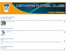 Tablet Screenshot of cerveirafutsal.blogspot.com