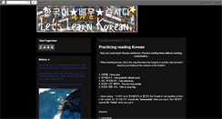 Desktop Screenshot of learnkorean-airilovee.blogspot.com