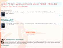 Tablet Screenshot of kaskus-artikel.blogspot.com