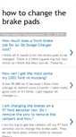Mobile Screenshot of howtochangethebrakepads.blogspot.com