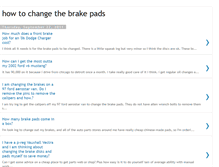 Tablet Screenshot of howtochangethebrakepads.blogspot.com