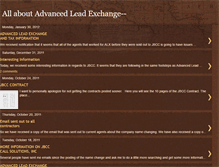Tablet Screenshot of advancedleadexchangesucks.blogspot.com
