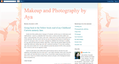 Desktop Screenshot of makeupandphotographybyaya.blogspot.com