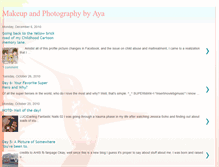 Tablet Screenshot of makeupandphotographybyaya.blogspot.com