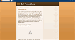 Desktop Screenshot of dailyfermentations.blogspot.com