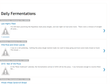 Tablet Screenshot of dailyfermentations.blogspot.com