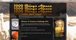 Desktop Screenshot of 1000thingsalpaca.blogspot.com