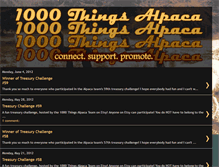 Tablet Screenshot of 1000thingsalpaca.blogspot.com