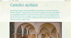 Desktop Screenshot of cattolicisiciliani.blogspot.com