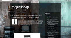 Desktop Screenshot of forguezshop.blogspot.com