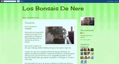 Desktop Screenshot of losbonsaisdenere.blogspot.com