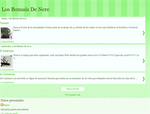 Tablet Screenshot of losbonsaisdenere.blogspot.com