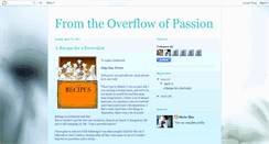 Desktop Screenshot of cupofpassion.blogspot.com