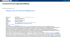 Desktop Screenshot of censored-news.blogspot.com