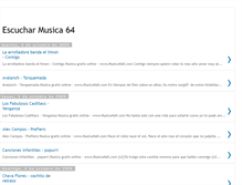 Tablet Screenshot of escucharmusica-64.blogspot.com