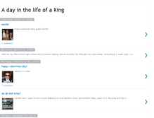 Tablet Screenshot of adayinthelifeofaking.blogspot.com