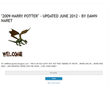 Tablet Screenshot of 2009harrypotter.blogspot.com